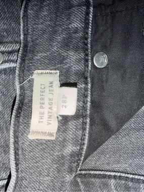Madewell The Perfect Vintage Jean in Faded Black/Grey